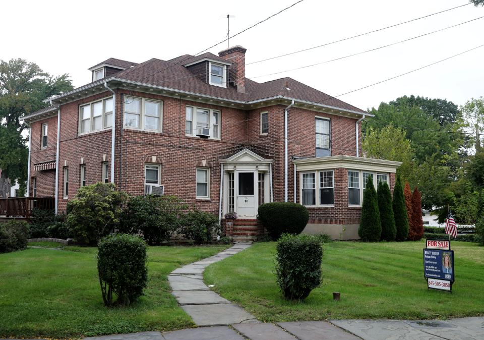 The exterior of 90 Woodland Avenue in New Rochelle, photographed Sept. 26, 2023.