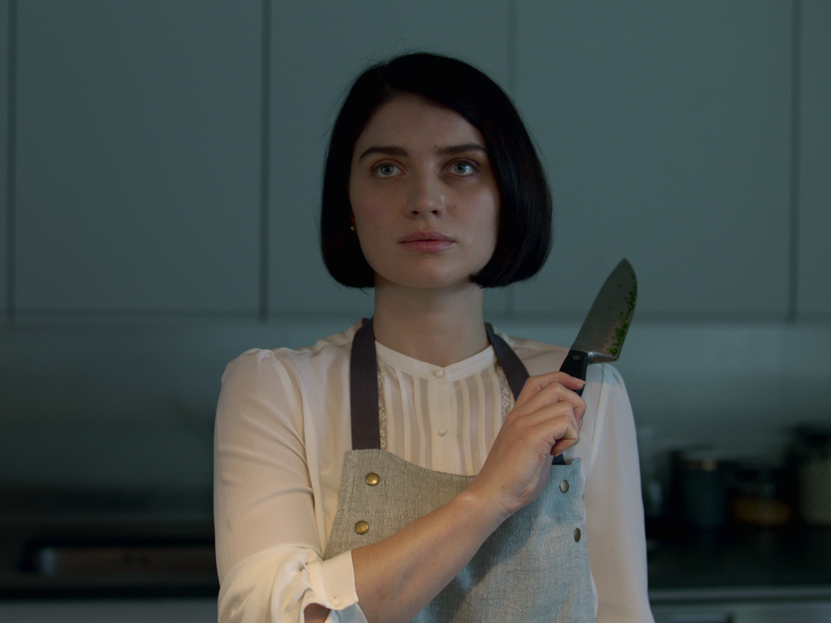 <p>Adele is not who we think she is: Eve Hewson in ‘Behind Her Eyes’</p> (Netflix)