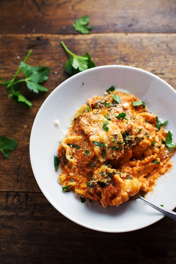 <p>Lasagna 4 lyfe.</p><p>Get the recipe from <a href="http://pinchofyum.com/super-easy-skinny-veggie-crockpot-lasagna" rel="nofollow noopener" target="_blank" data-ylk="slk:Pinch of Yum;elm:context_link;itc:0;sec:content-canvas" class="link ">Pinch of Yum</a>.</p>