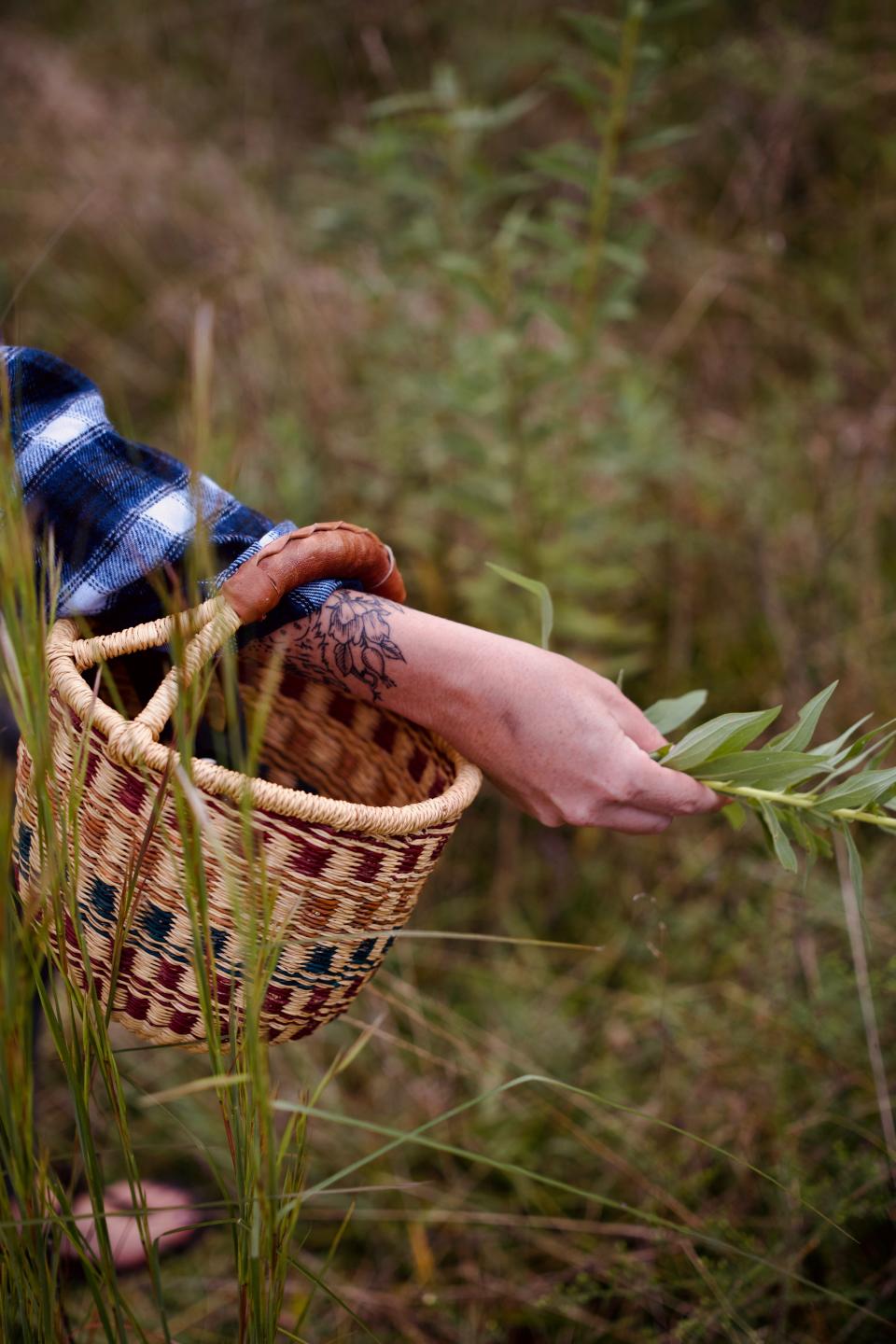 “To me it is really simply slowing down enough to be present and receive the benefits of nature,” said Sarah Schortz, who leads forest bathing workshops.