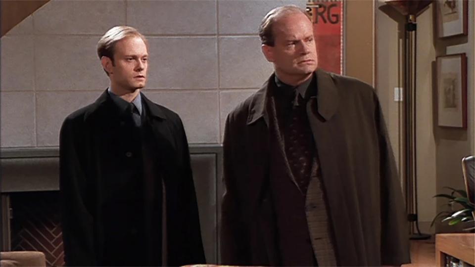 David Hyde PIerce and Kelsey Grammer in Frasier