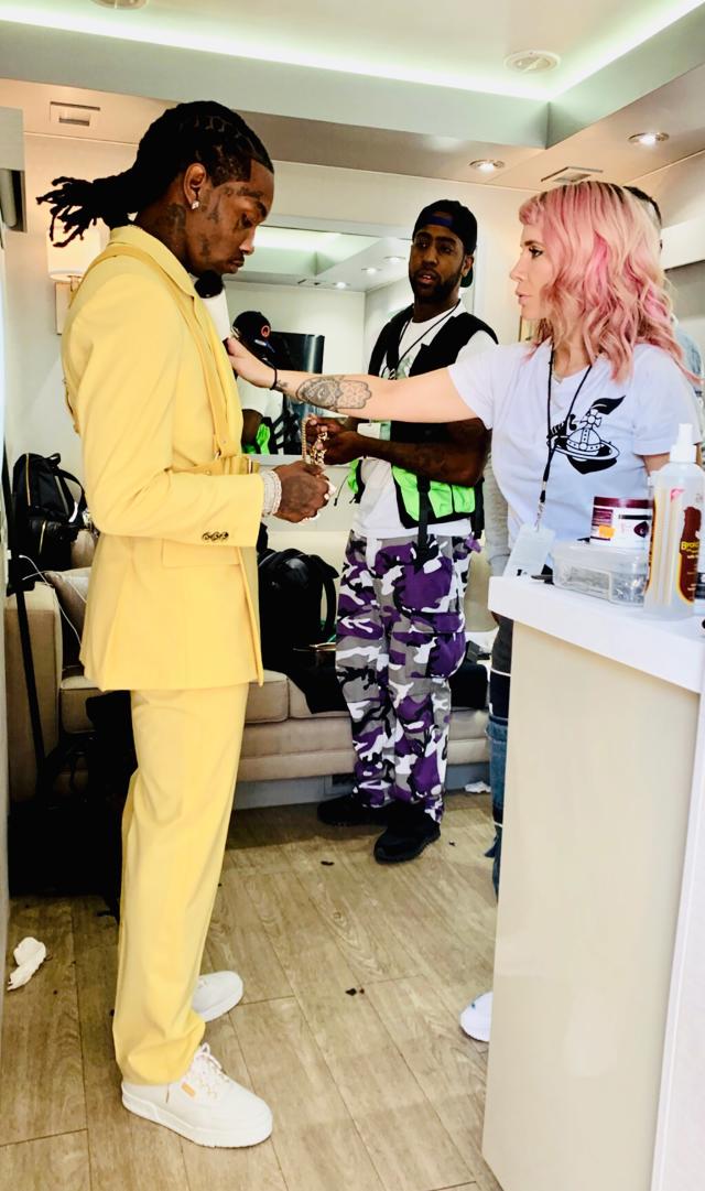 Migos' stylist breaks down their colorful, coordinated tour outfits