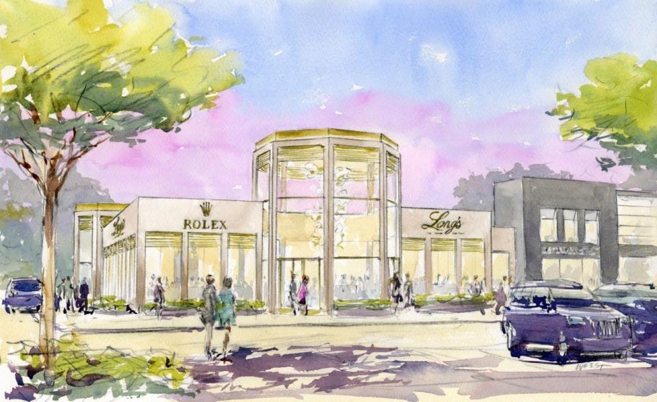 A rendering of a new Long's Jewelers in Braintree.