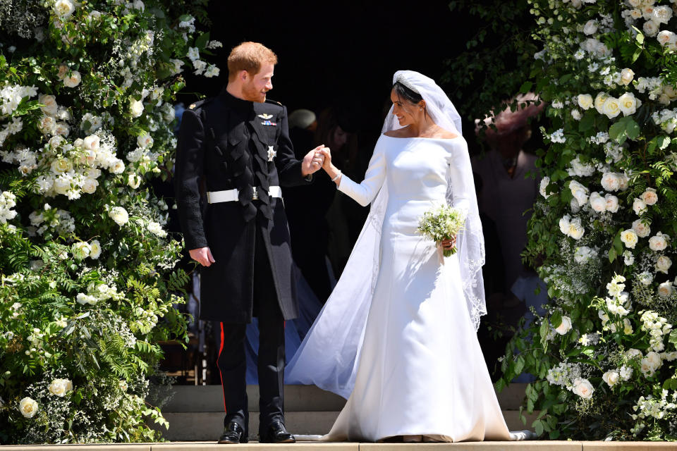 The Duke and Duchess of Sussex on their wedding day.&nbsp; (Photo: PA Wire/PA Images)