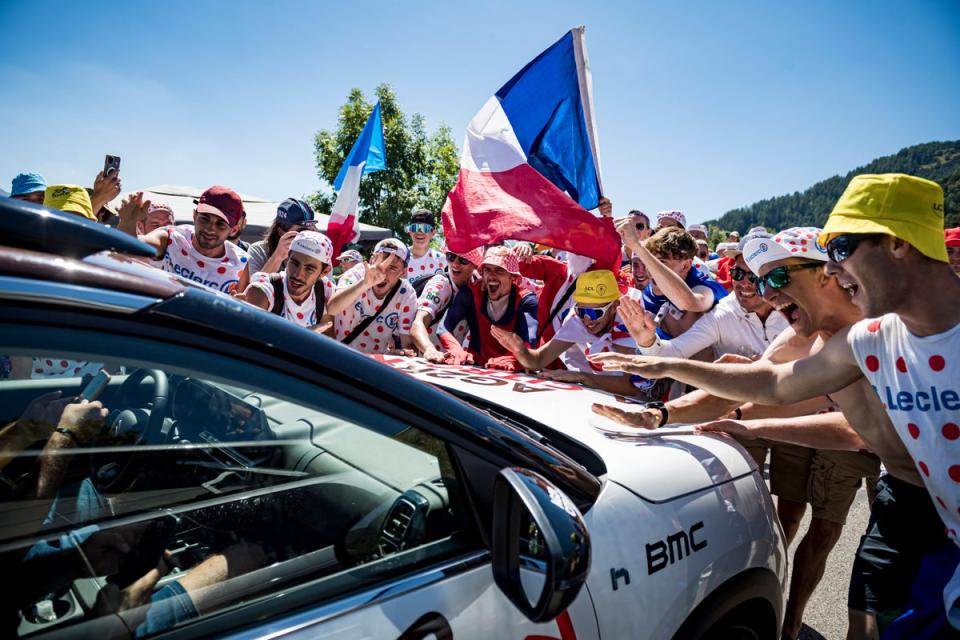 It is the atmosphere on Tour de France day that makes Alpe d’Huez special (Phil Gale)