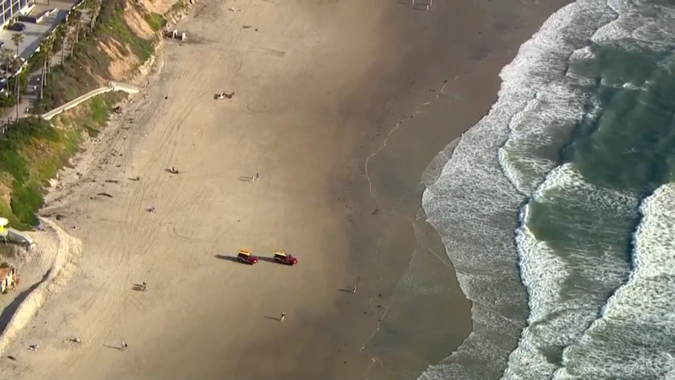 Pacific Beach shoreline (Photo: SkyFOX)