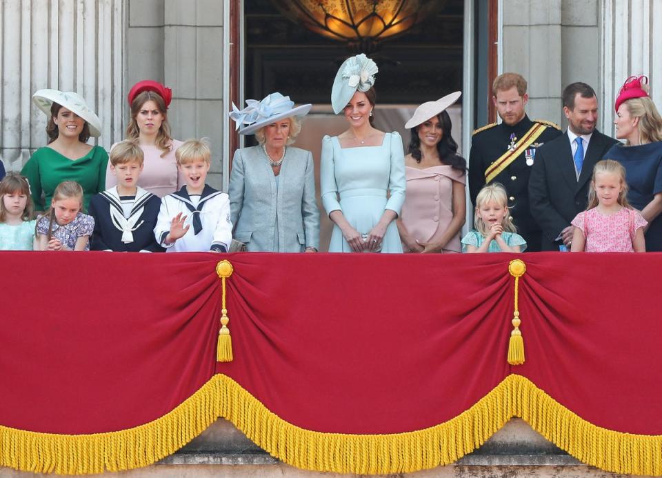 Duke and Duchess of Sussex attended first Trooping the Colour together in 2018 (AFP via Getty Images)