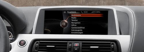 BMW console controls