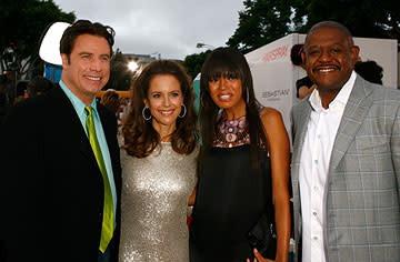 John Travolta , Kelly Preston , Keisha Whitaker and Forest Whitaker at the Los Angeles premiere of New Line Cinema's Hairspray