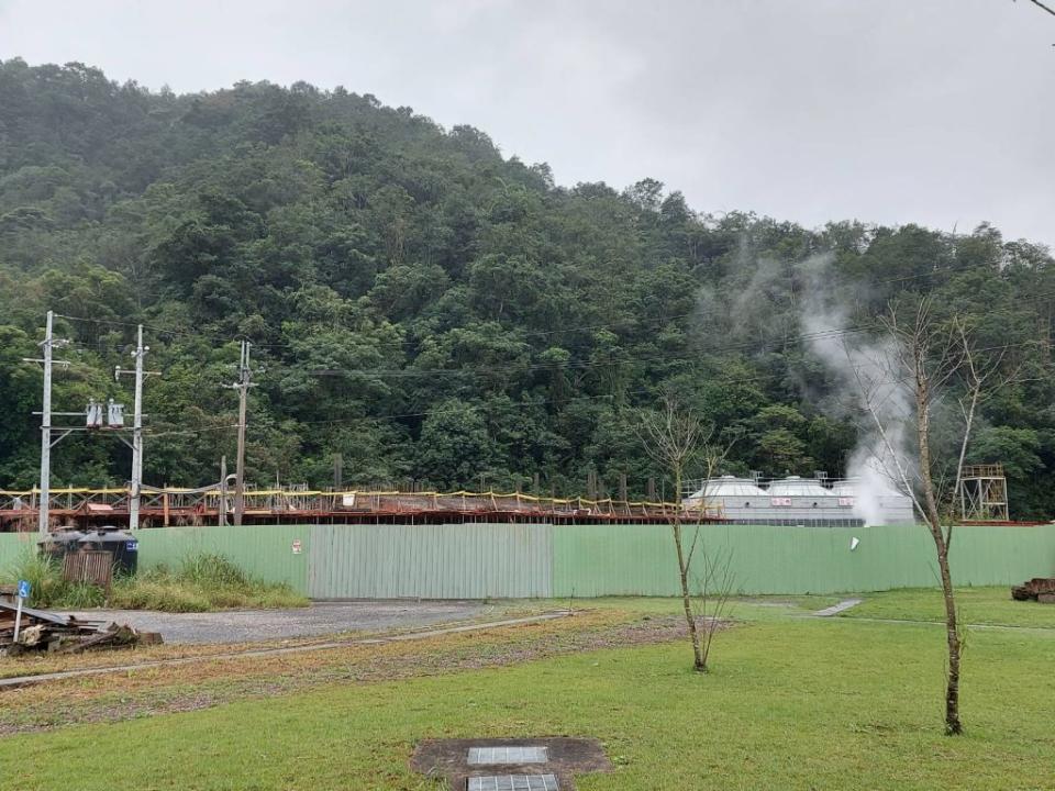 清水地熱電廠開始商轉發電。（記者游宏洋攝）