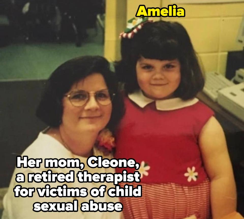 Cleone Brock and her daughter, Amelia