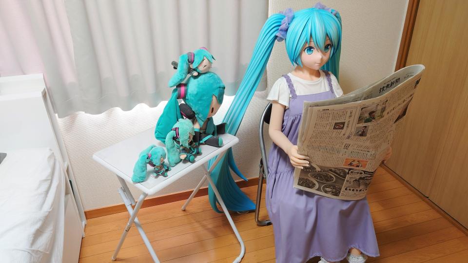 Varias muñecas Miku