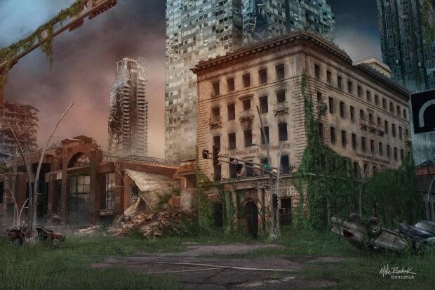 Welcome to the apocalypse: Artist renders Edmonton in dreadful, dystopian  future