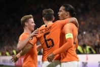 Netherlands 3 Germany 0: Virgil van Dijk and Georginio Wijnaldum heap more misery on hapless visitors