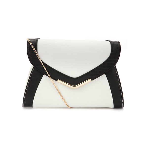 Monchrome Colour Block Clutch - £12.99 – New Look