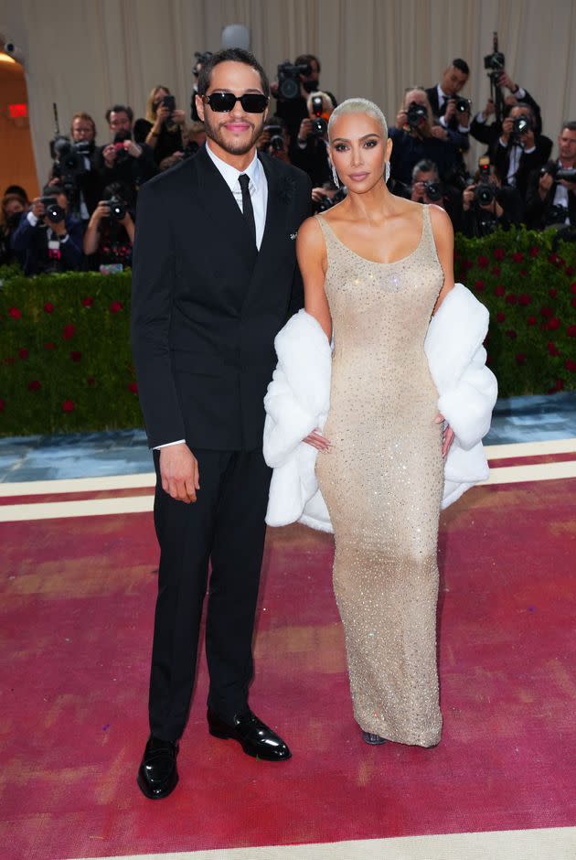 Kim at the Met Ball with her boyfriend Pete Davidson (Photo: Gotham via Getty Images)