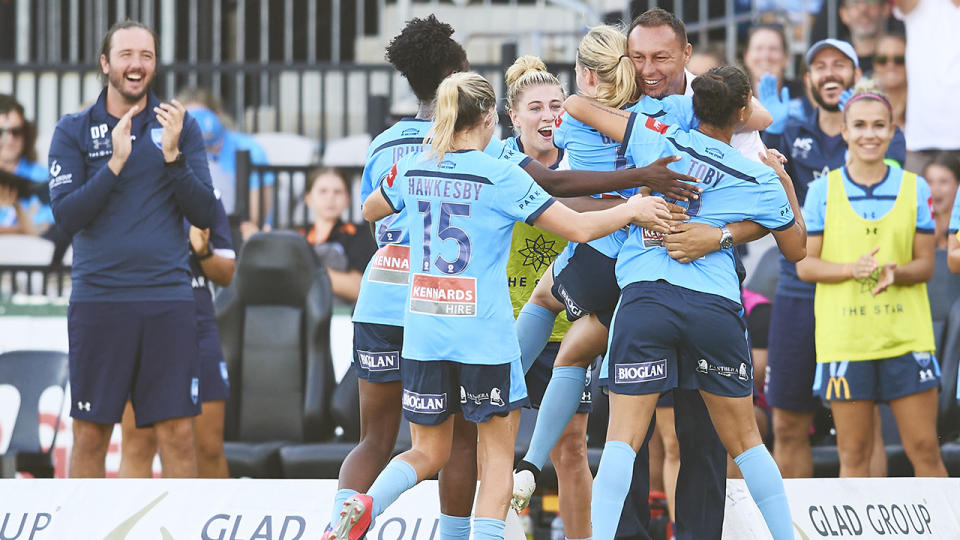 Ally Green was responsible for one of the highlights of the A-League Women's decider last season with a spectacular strike against Canberra. (Photo by Brett Hemmings/Getty Images)