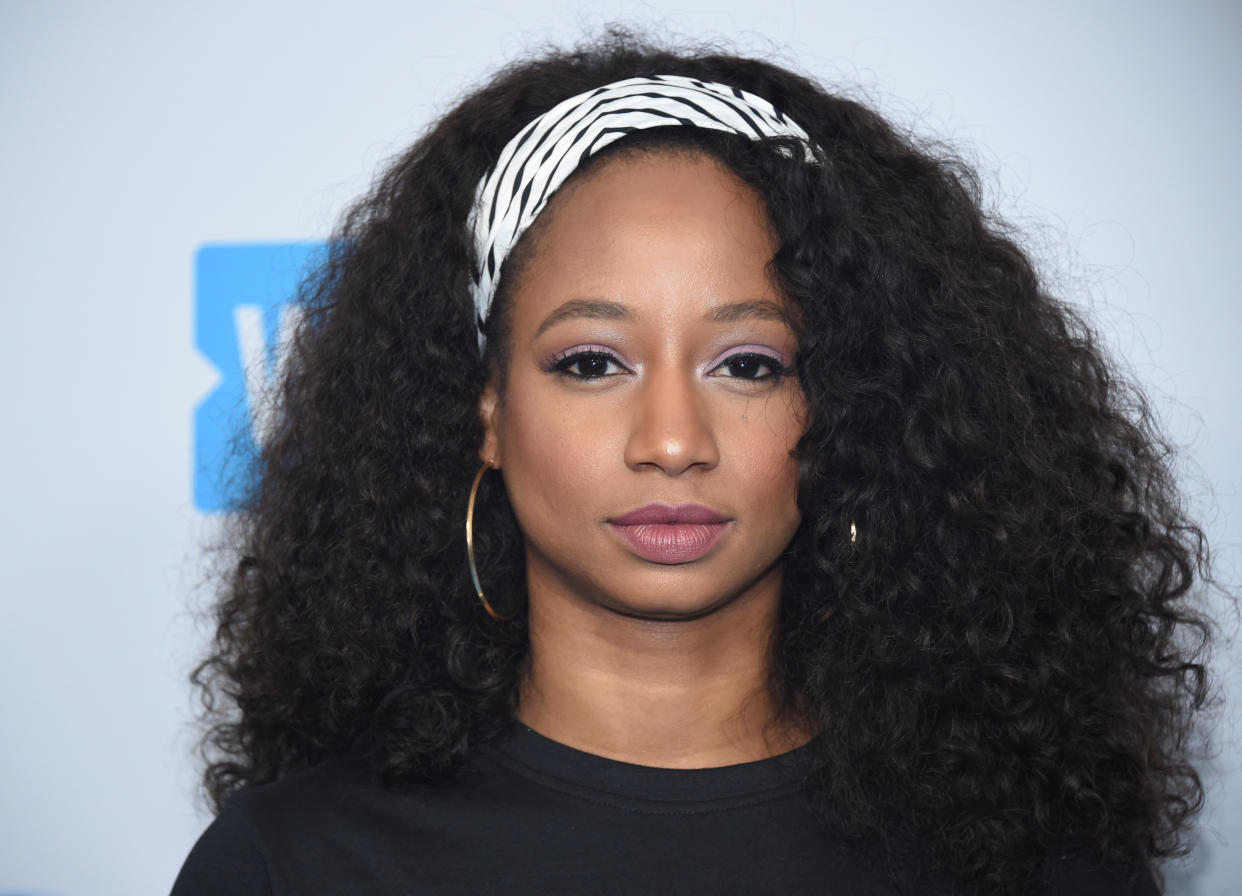 Monique Coleman attends the WE Day event in Los Angeles, California, U.S., April 27, 2017. REUTERS/Phil McCarten