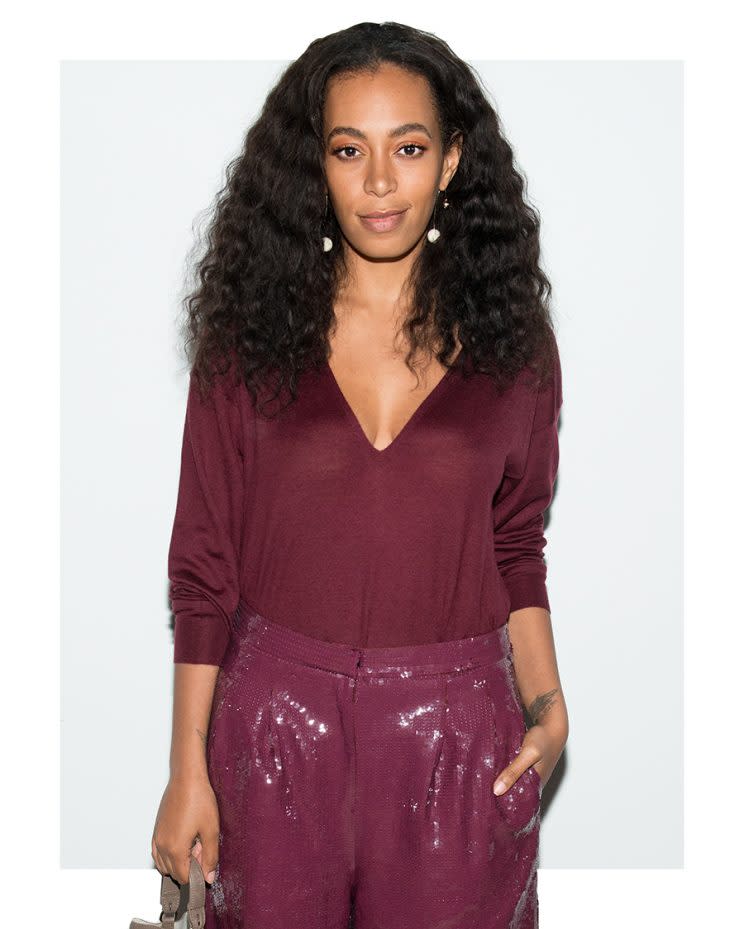 Solange is strikingly gorgeous. (Photo: Getty Images)