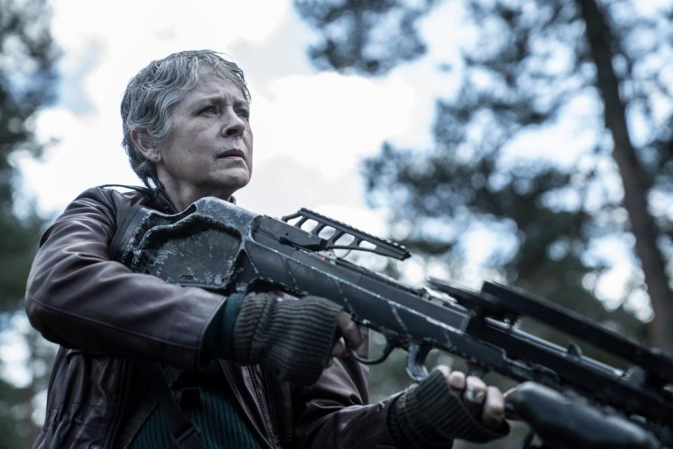 melissa mcbride as carol, the walking dead daryl dixon season 1