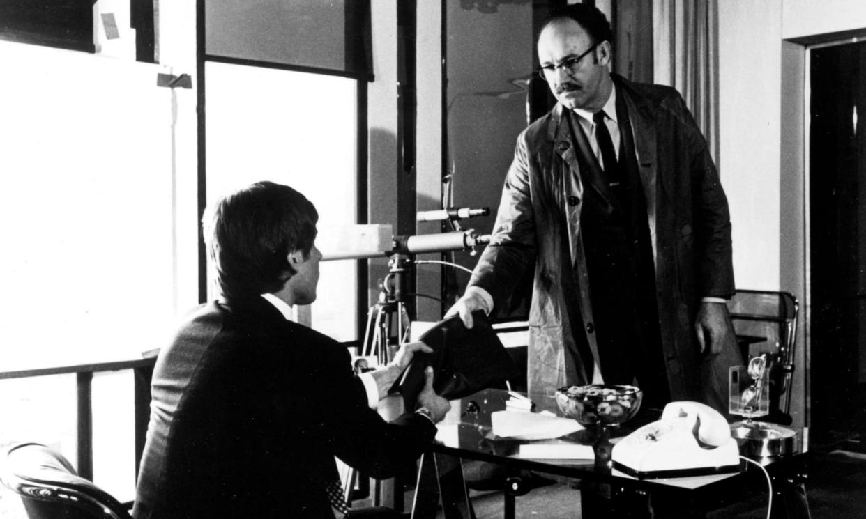 <span>Harrison Ford and Gene Hackman in The Conversation.</span><span>Photograph: Ronald Grant</span>