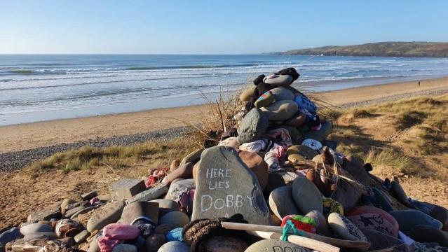 Harry Potter fans told to stop leaving socks at Dobby's grave on a Welsh  beach : NPR