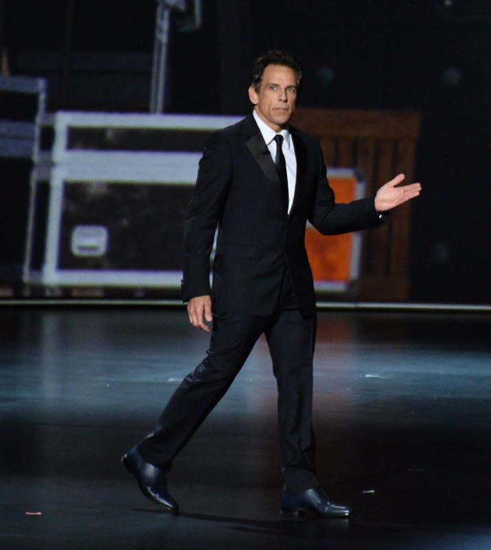 Ben Stiller appears onstage during the 71st annual Primetime Emmy Awards at the Microsoft Theater in downtown Los Angeles on September 22, 2019. He turns 58 on November 30. File Photo by Jim Ruymen/UPI