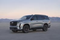 <p>The Cadillac Escalade is an institution in the US, yet it has not made across the Atlantic officially. As a rival to the likes of the Range Rover and Mercedes-Maybach GLS, the Escalade impresses with its 414bhp 6.2-litre V8 that is standard, and there’s the option of a 3.0-litre V6 turbodiesel. </p><p>If that doesn’t sound sufficient, Cadillac also offered the V-Series model with a 673bhp V8.</p><p>The Escalade isn’t found wanting in other areas, either. A 10-speed automatic gearbox is fitted, and the cabin comes with seven-seats as standard for prices that make its rivals look quite expensive.</p>