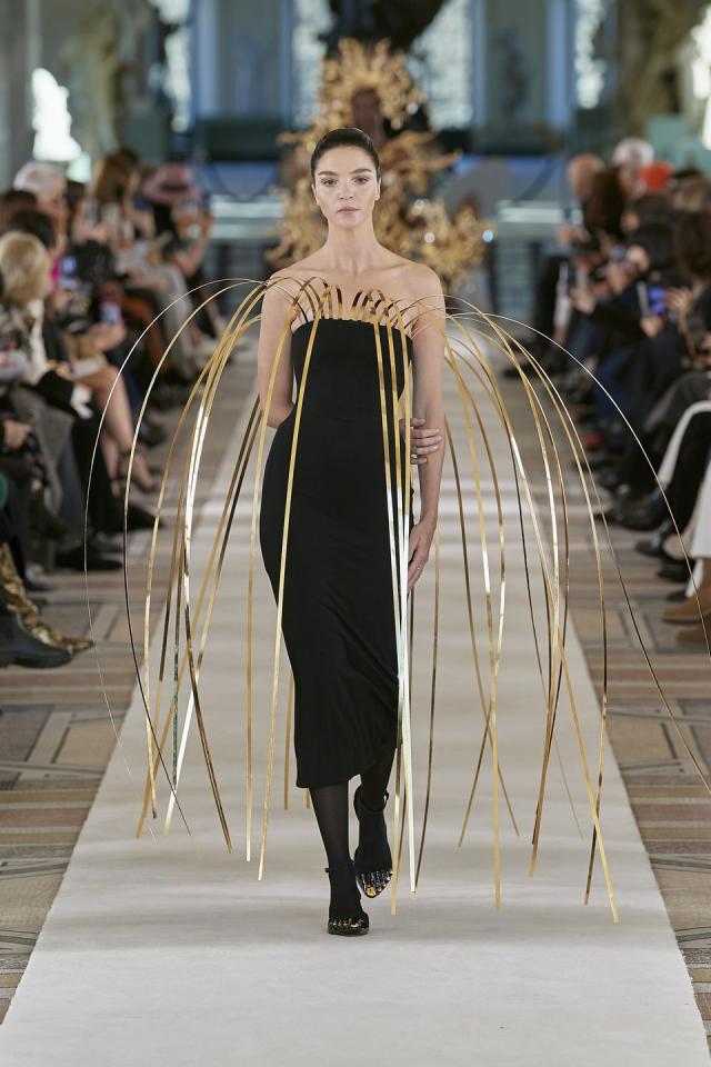 Fendi Sends Sci-Fi Inspired Gothic Gowns Down The Runway At Haute Couture  Show