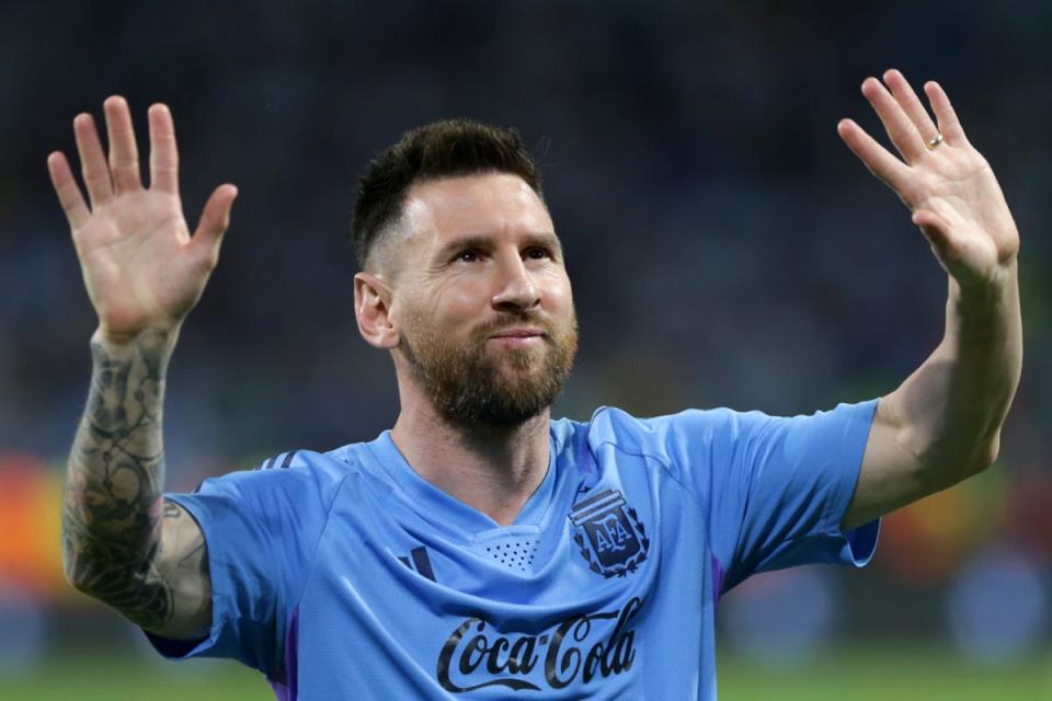 Lionel Messi will play his club football in the US after joining Inter Miami  (Getty Images)