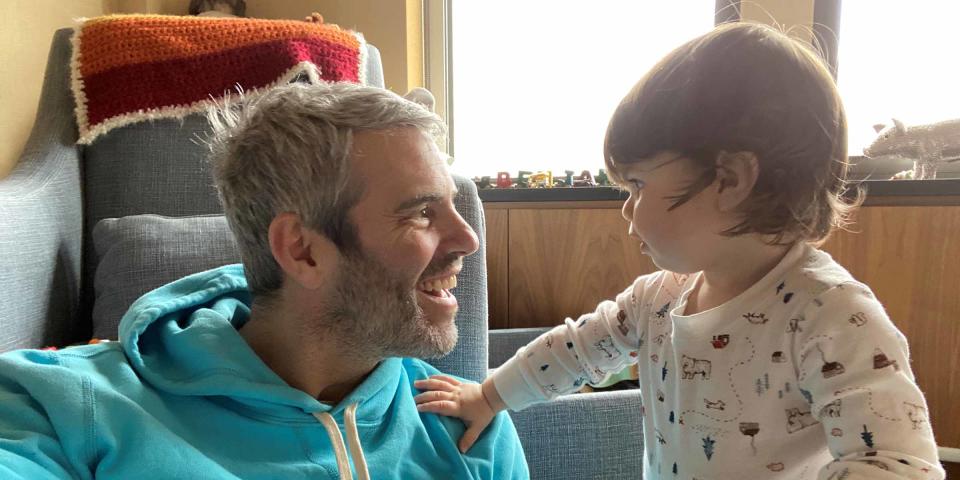 Cohen was so happy to spend time with son Ben once again. (Andy Cohen)