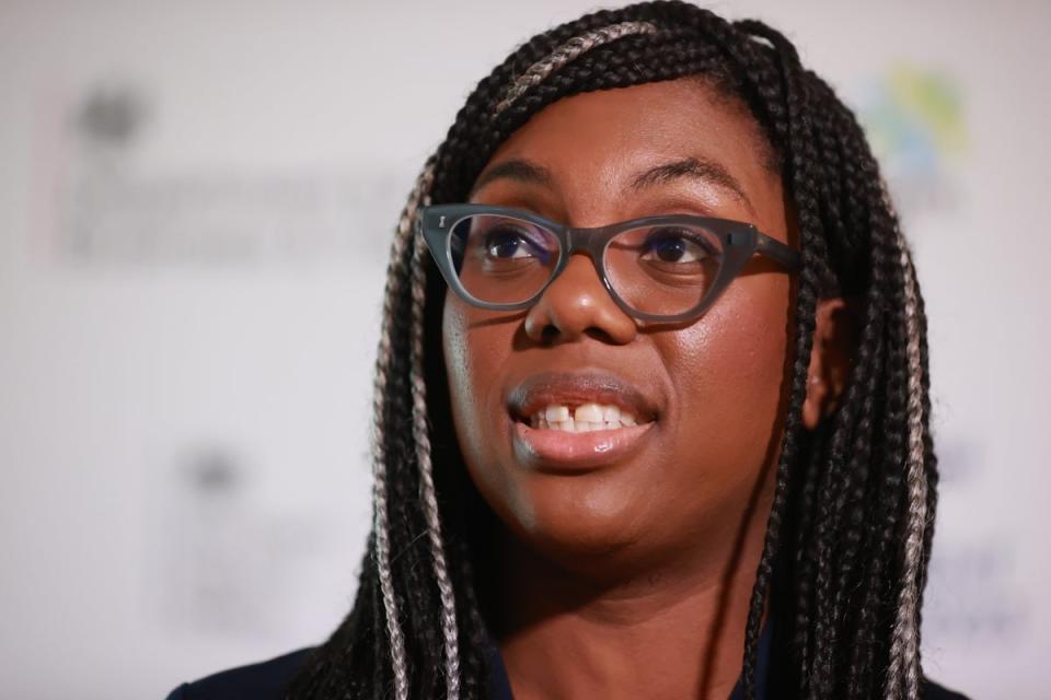 Kemi Badenoch is favourite among grassroots Conservatives to replace Rishi Sunak as party leader (Liam McBurney/PA) (PA Archive)