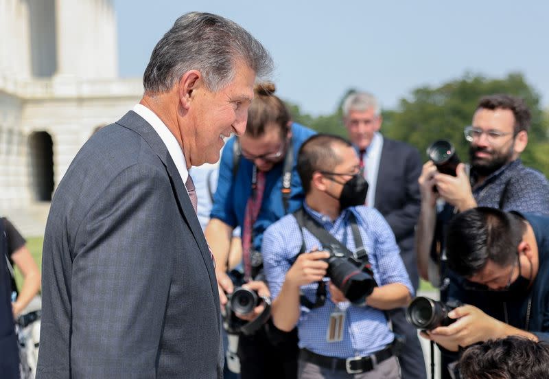 U.S. Senator Manchin attends 9/11 remembrance ceremony at the U.S. Capitol in Washington