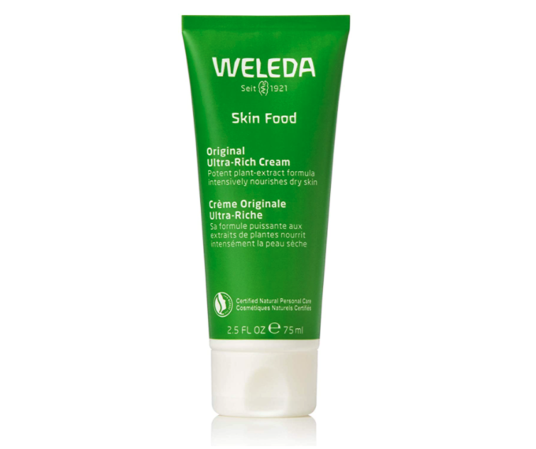 Jan Fonda uses the $18 Weleda Skin Food Original Ultra-Rich Body Cream as part of her nighttime routine. Image via Amazon.