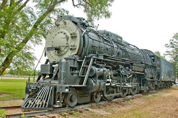 A steam locomotive built in 1937 was given a cosmetic makeover to prepare for its clean energy future.