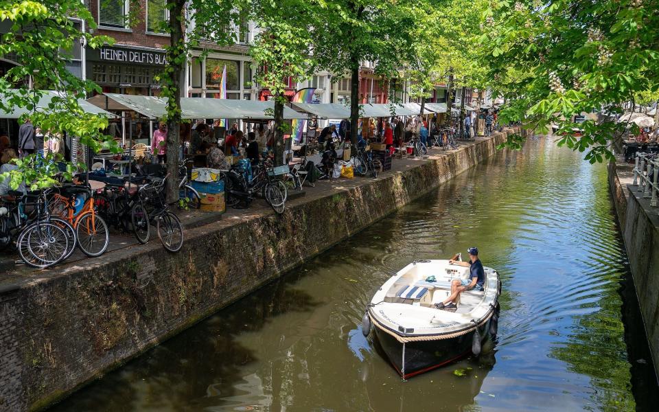 A canal in Delft