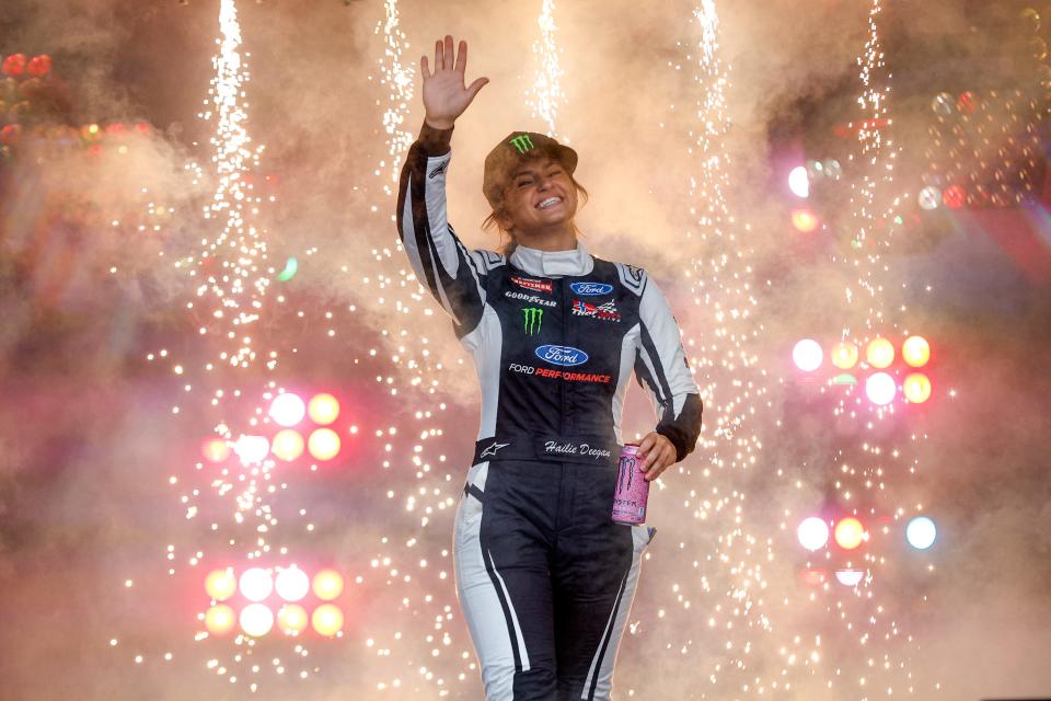 Hailie Deegan will begin her first Xfinity Series full-time season at Daytona on Monday.