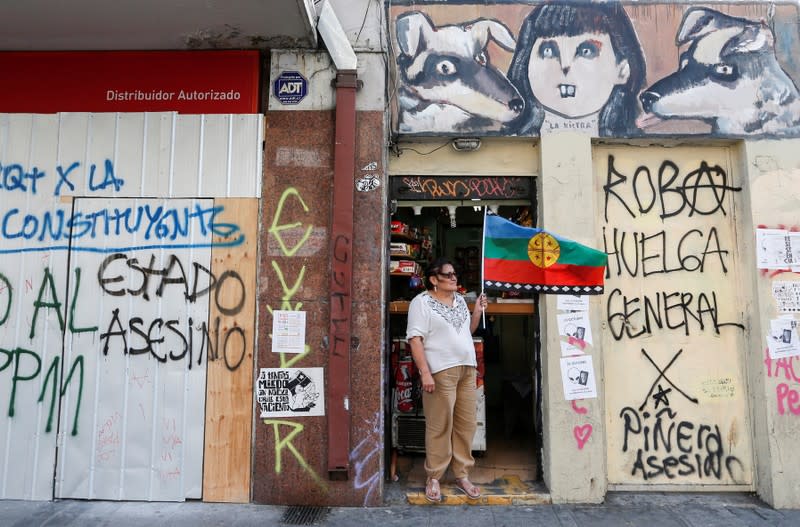 Protests against Chile's government in Valparaiso