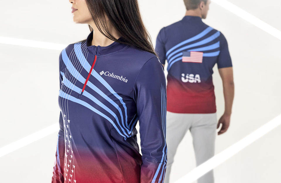 Columbia Sportswear unveils Team USA curling uniforms for Winter Olympics. - Credit: Courtesy of Columbia