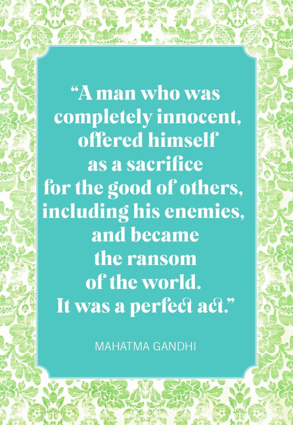 mahatma gandhi easter quotes