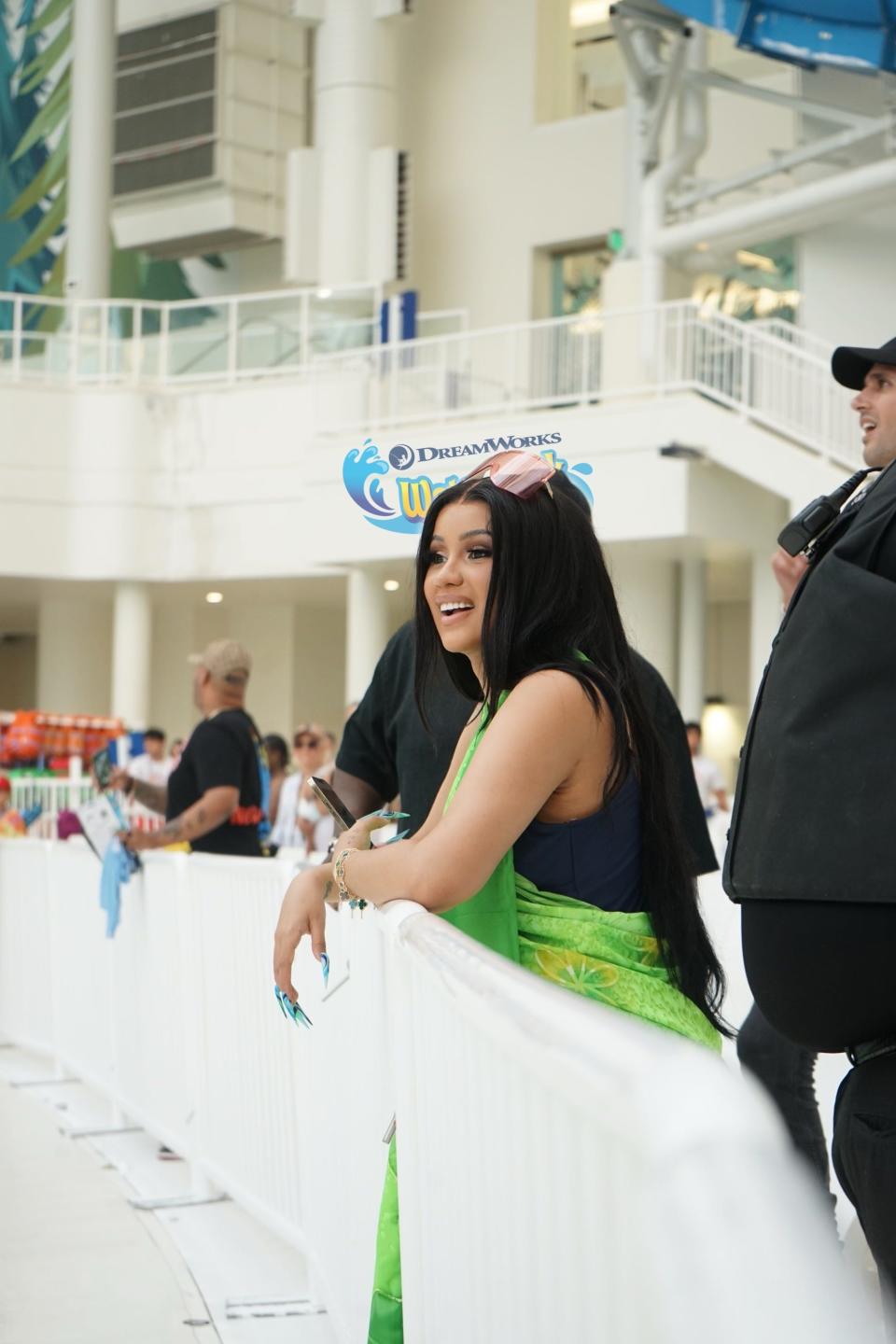 Cardi B Monday, June 20, at the DreamWorks Water Park inside the American Dream in East Rutherford.