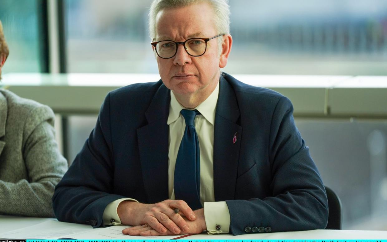 Michael Gove MP (Con, the Secretary of State for Levelling Up, Housing and Communities - Ian Forsyth/Getty Images
