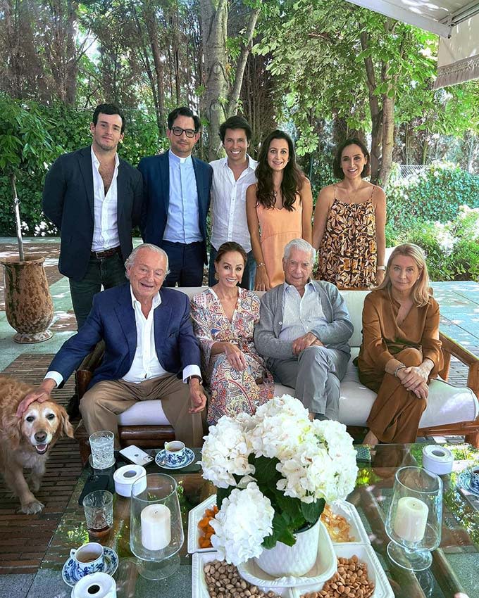 Familia Presyler en la fiesta de compromiso de Álvaro Castillejo y Cristina Fernández