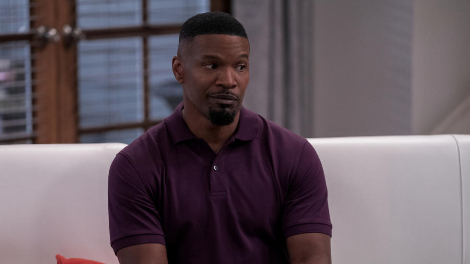 Jamie Foxx in Netflix's Dad Stop Embarrassing Me