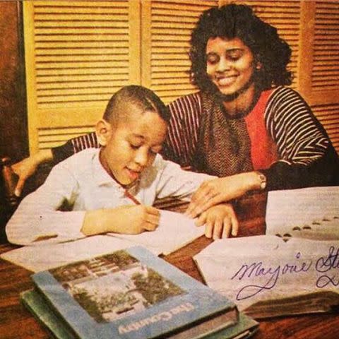 <p>John Legend Instagram</p> John Legend and his mother, Phyllis Stephens