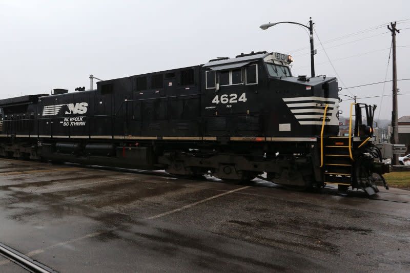 President Joe Biden received an operational update Friday on recovery efforts once on the ground in East Palestine, where a Norfolk Southern freight train derailed on Feb. 3, 2023, spilling thousands of gallons of hazardous chemicals and igniting a multi-day fire. File Photo by Aaron Josefczyk/UPI