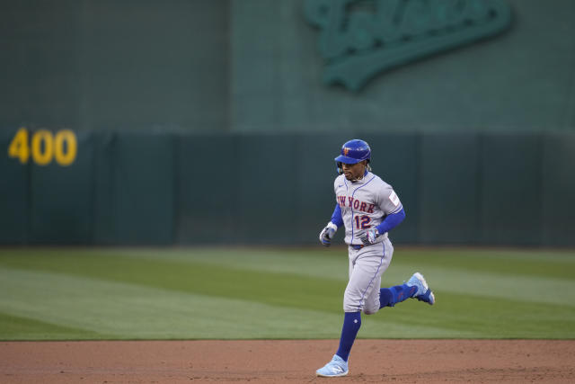 Francisco Lindor hits grand slam, drives in 7 as Mets crush A's 17