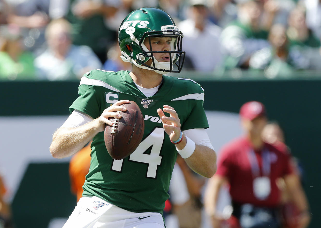 Sam Darnold, back when he was in action. (Getty)