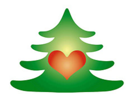 Christmas tree and heart