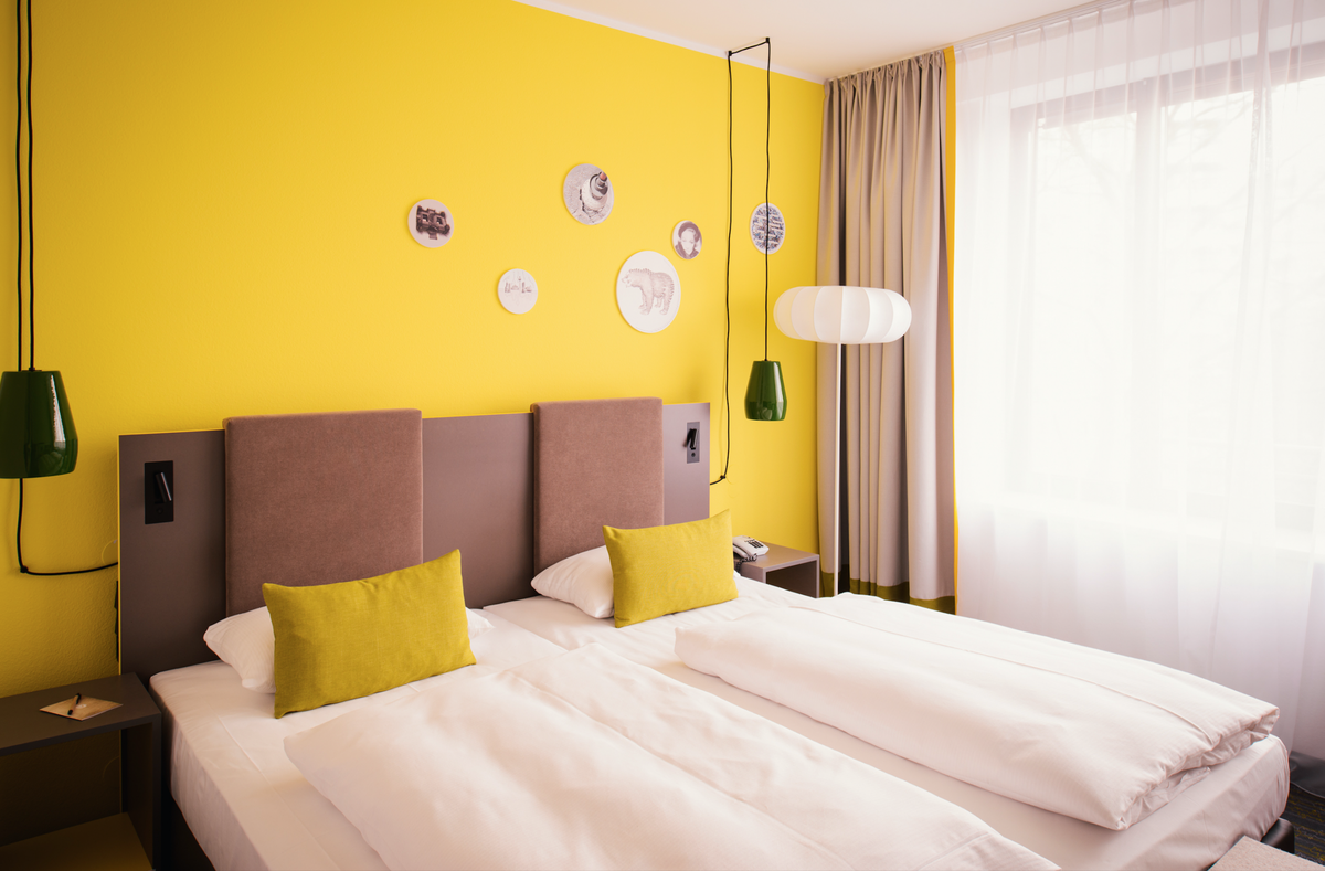 Vienna Easy House Hotel: The bold hues at Vienna Easy House Hotel are perfect for families (Vienna Easy House Hotel )